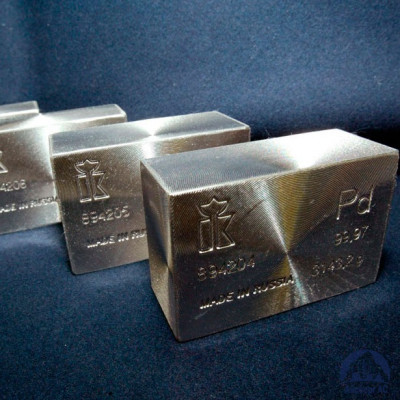 Палладий в слитках ПдА-2 ГОСТ 31291-2005 купить в Усть-Каменогорске
