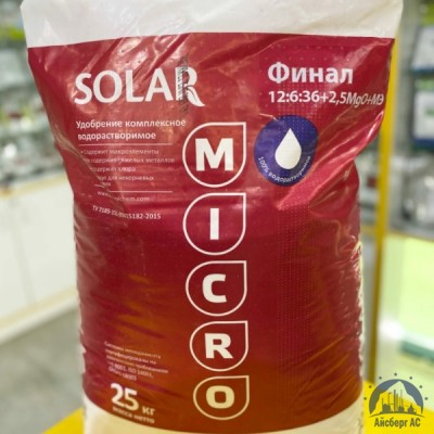 Удобрение SOLAR Финал 12:6:36+2,5MgO+МЭ купить в Усть-Каменогорске