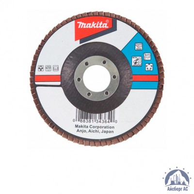 Круг лепестковый КЛТ 125х22 мм, P40, Makita, D-27280 купить в Усть-Каменогорске
