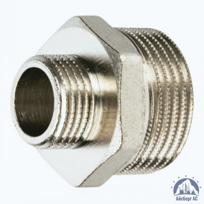 Ниппель переходной нержавеющий DN 15х8 1/2"-1/4" 21,3х13,5 мм AISI 316 двойной НР-НР купить в Усть-Каменогорске