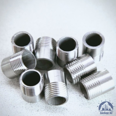 Ниппель (полусгон) нержавеющий DN 15 1/2" 21,3 мм AISI 304 приварной купить в Усть-Каменогорске