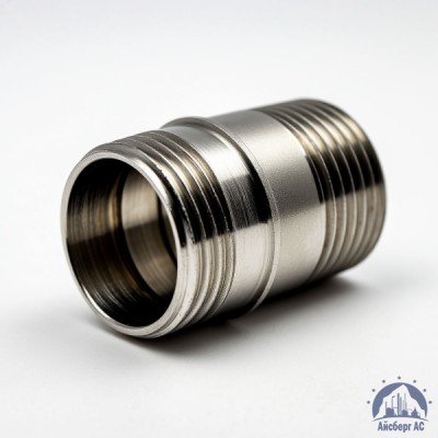 Ниппель переходной нержавеющий DN 32х15 1 1/4"-1/2" 42,4х21,3 мм AISI 316 двойной НР-НР купить в Усть-Каменогорске