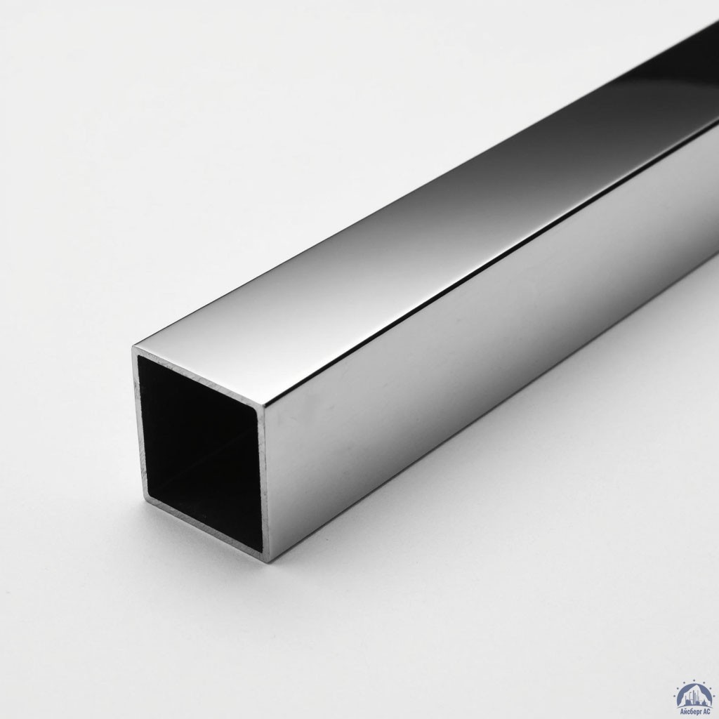 Труба нержавеющая квадратная 100х100х2 мм матовая AISI 304 DIN 2395