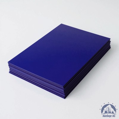 Лист с полимерным покрытием 2х1250х2500 мм RAL 5002 купить в Усть-Каменогорске