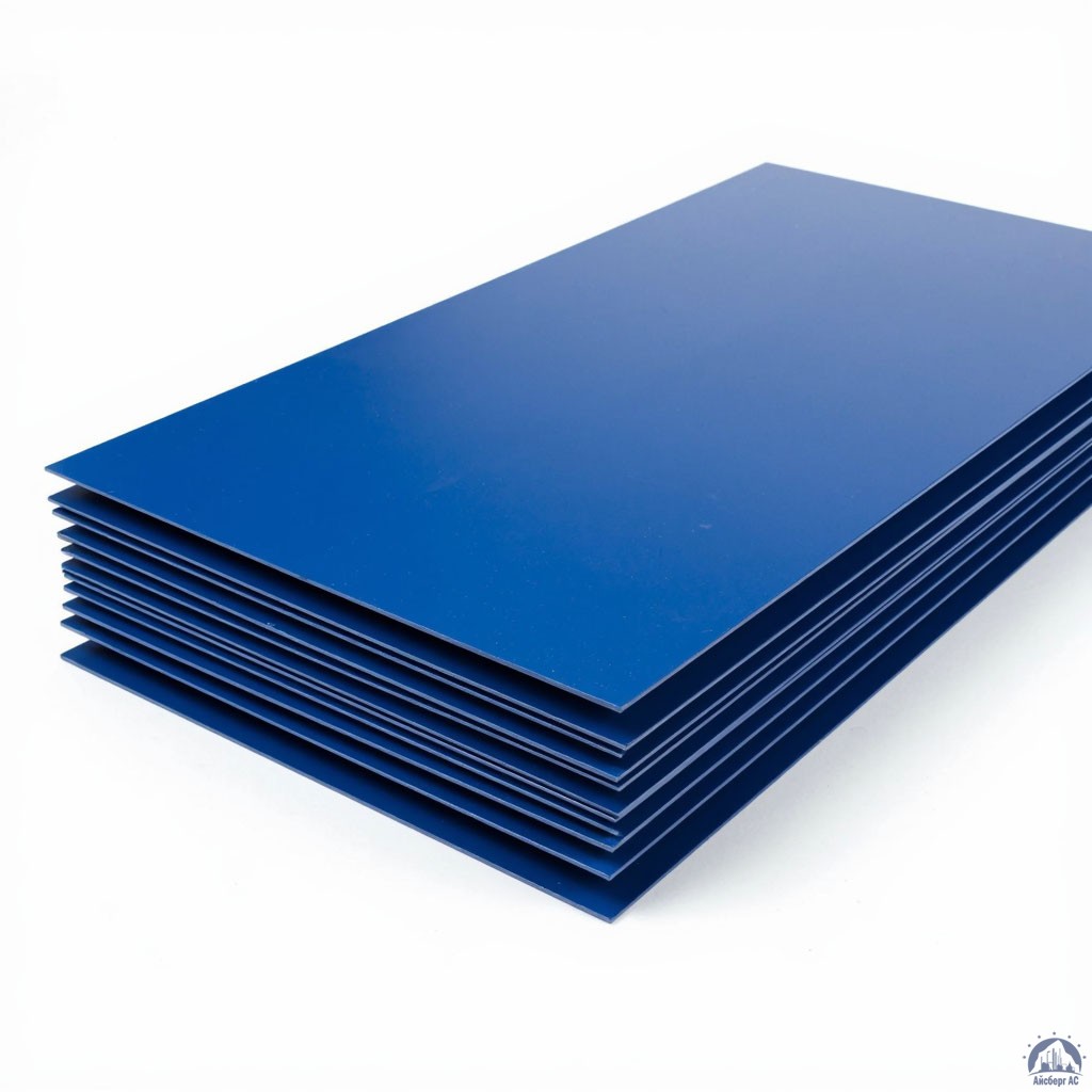 Лист с полимерным покрытием 2х1250х2500 мм RAL 5005