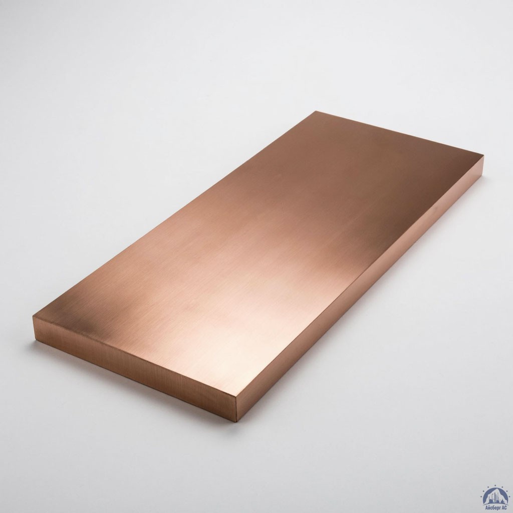 Плита медная 101х600х1500 мм ГПРХХ М1 ГОСТ 1173-2006