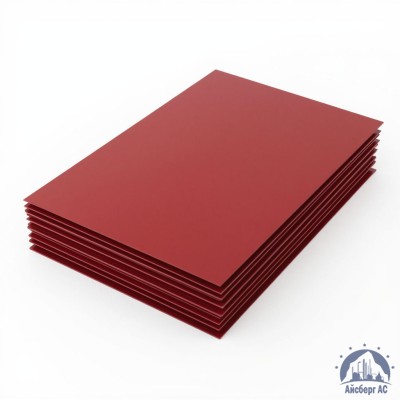 Лист с полимерным покрытием 0,35х1250х2500 мм RAL 3011 купить в Усть-Каменогорске