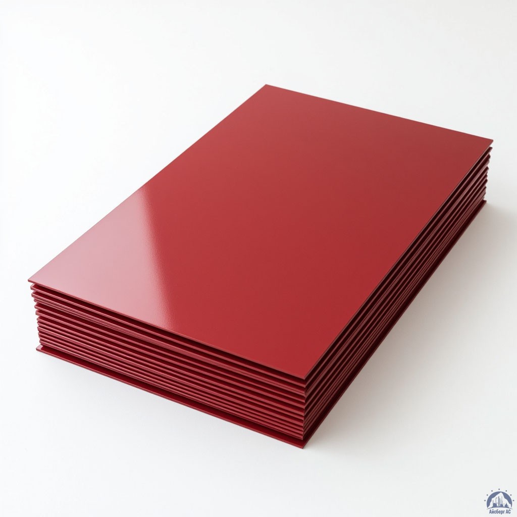 Лист с полимерным покрытием 0,3х1250х2500 мм RAL 3011