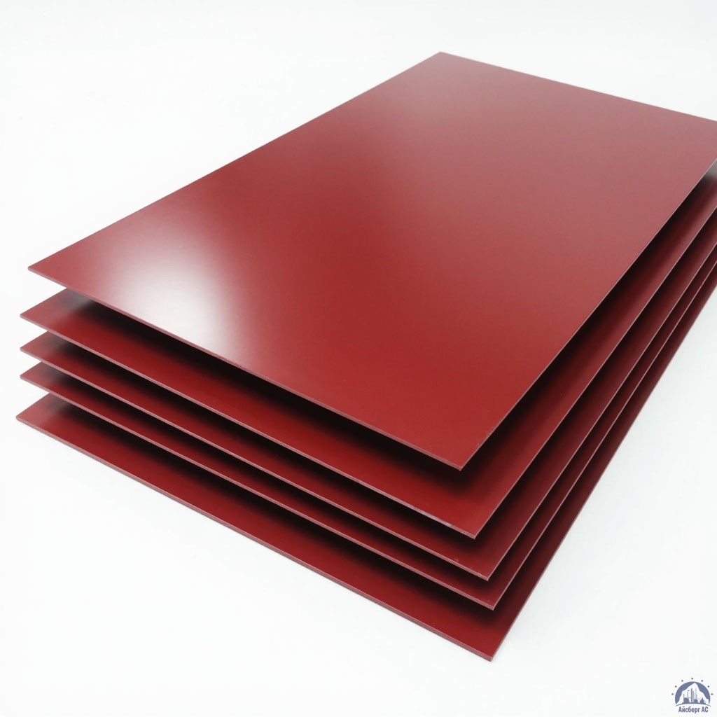 Лист с полимерным покрытием 0,45х1250х2500 мм RAL 3011
