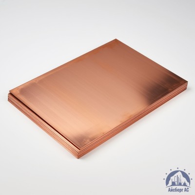 Плита медная 97х600х1500 мм ГПРХХ М2 ГОСТ 1173-2006 купить в Усть-Каменогорске