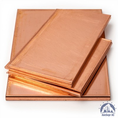 Плита медная 97х600х1500 мм ГПРХХ М1ф ГОСТ 1173-2006 купить в Усть-Каменогорске