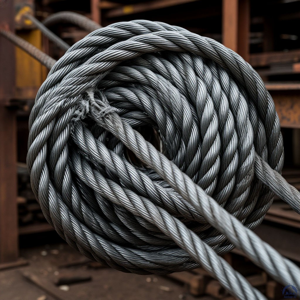 Канат 6,2 мм ГОСТ 2688-80 свивка ЛК-Р 6х19 (1+6+6/6)+1