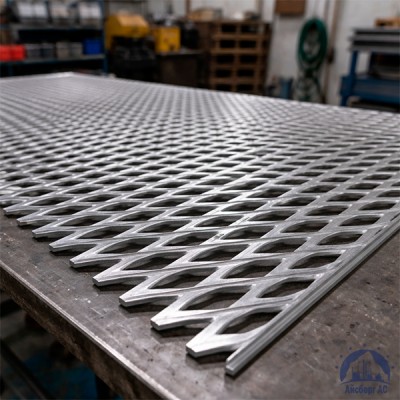 Алюминиевая декоративная просечно-вытяжная сетка 10х46.20х8 мм купить в Усть-Каменогорске