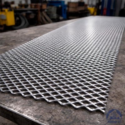 Алюминиевая декоративная просечно-вытяжная сетка 6.50х25х5 мм купить в Усть-Каменогорске